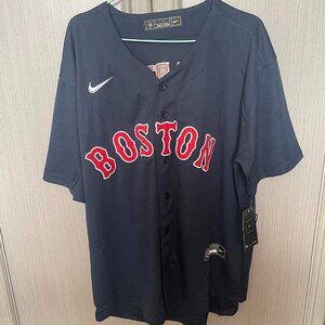 MLB Boston Red Sox J.D Martinez Mens Blue Baseball #28 Jersey